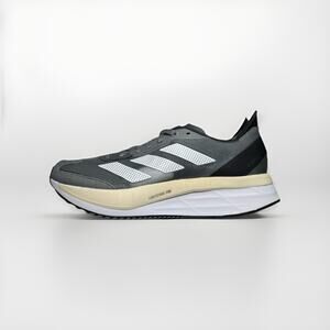 Adidas Adizero Boston 11 Men’s 7.5 Gray White Black Running Shoes GV7069